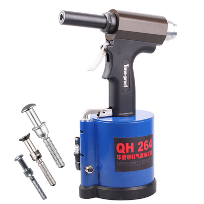 Pneumatisches hydraulisches professionelles Nietwerkzeug für 4,8 mm - 6,4 mm Schließringbolzen